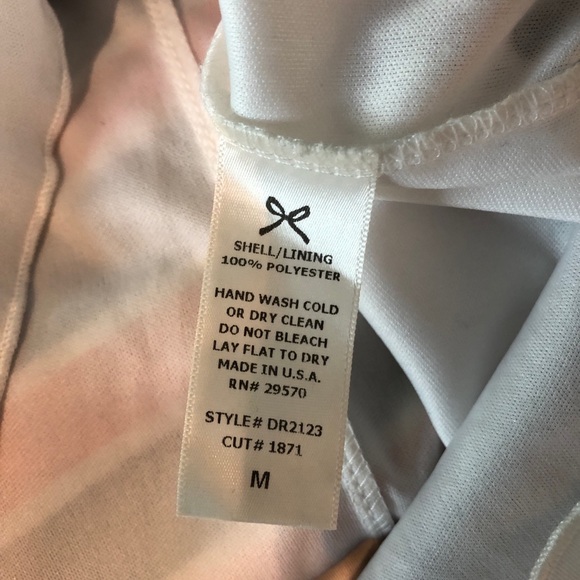 Everly Orange & Blue Striped Dress EUC - Picture 8 of 8